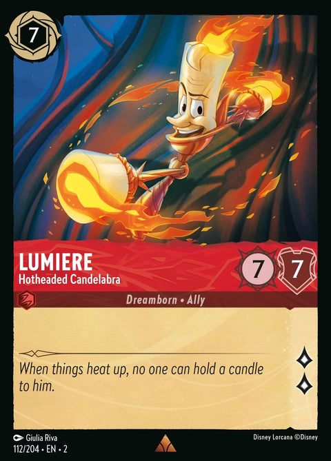 Lumiere - Hotheaded Candelabra - 112 - Rise of the Floodborn