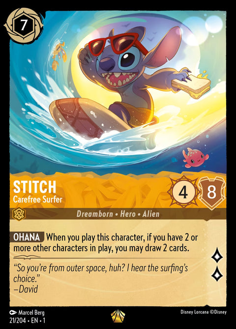Stitch - Carefree Surfer - 21 - The First Chapter