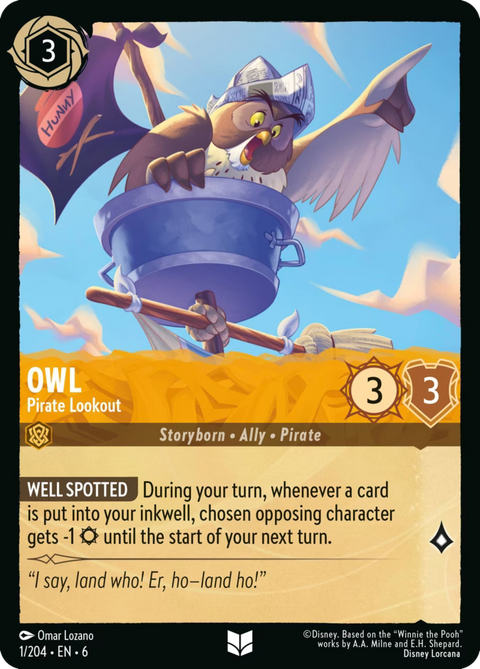 Owl - Pirate Lookout - 1 - Azurite Sea