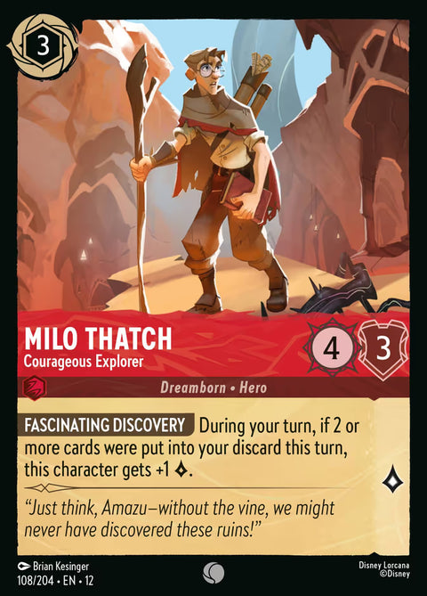 Milo Thatch - Courageous Explorer - 108 - Wilds Unknown