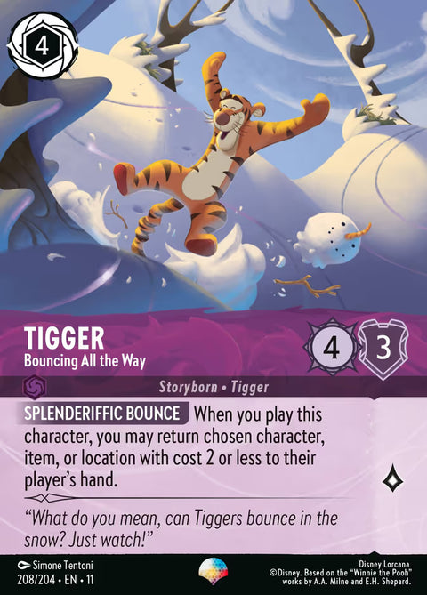 Tigger - Bouncing All the Way - 208 - Winterspell