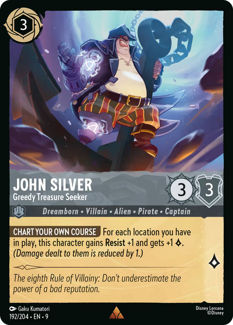 John Silver - Greedy Treasure Seeker - 192 - Fabled