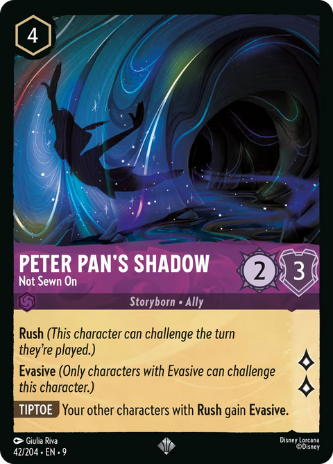 Peter Pan's Shadow - Not Sewn On - 42 - Fabled