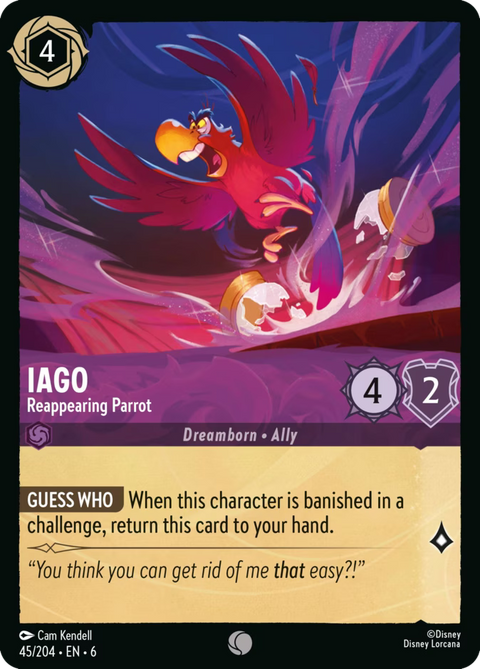 Iago - Reappearing Parrot - 45 - Azurite Sea