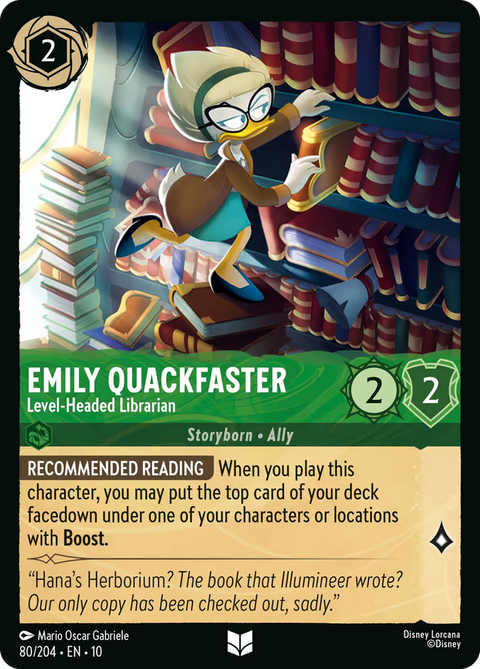 Emily Quackfaster - Level-Headed Librarian - 80 - Whispers in the Well