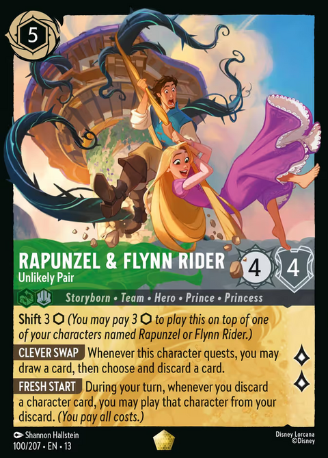 Rapunzel & Flynn Rider - Unlikely Pair - 100 - Attack of the Vine!