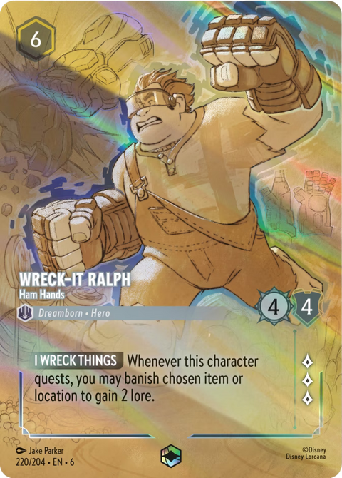 Wreck-It Ralph - Ham Hands - 220 - Azurite Sea