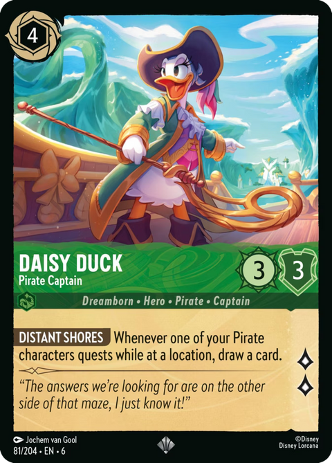 Daisy Duck - Pirate Captain - 81 - Azurite Sea