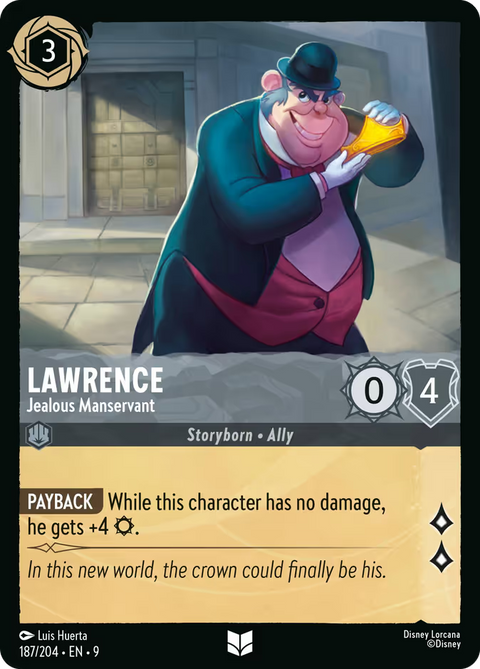 Lawrence - Jealous Manservant - 187 - Fabled