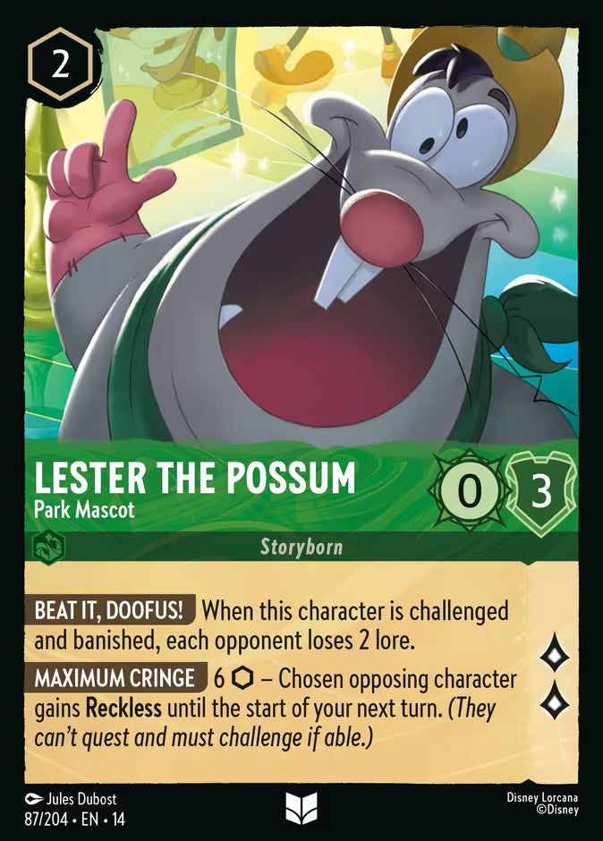 Lester the Possum - Park Mascot - 87 - Hyperia City