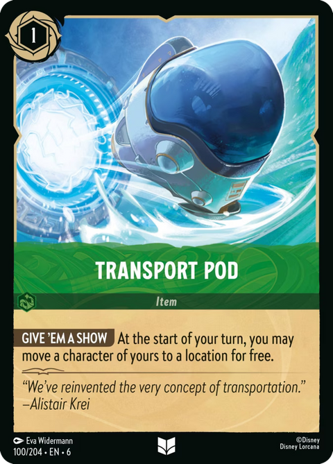 Transport Pod - 100 - Azurite Sea