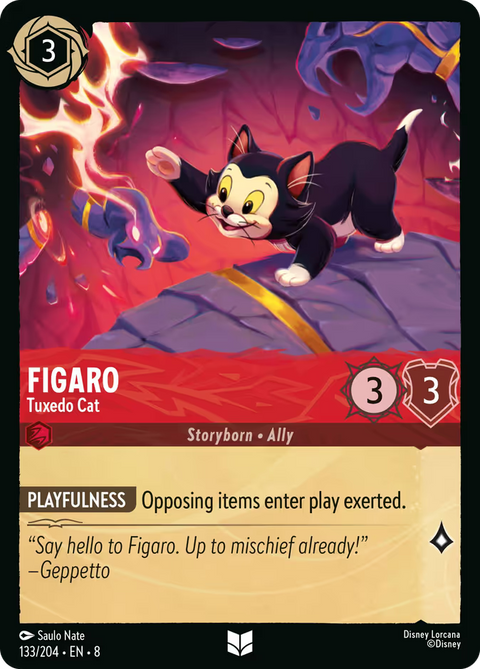 Figaro - Tuxedo Cat - 133 - Reign of Jafar