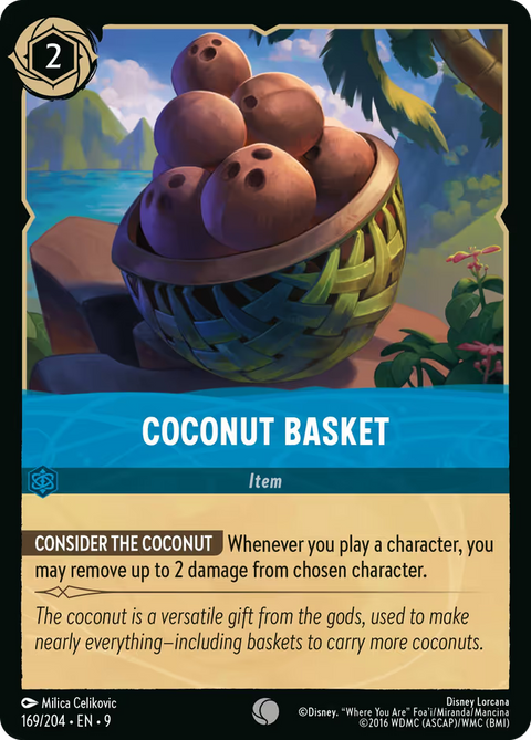 Coconut Basket - 169 - Fabled