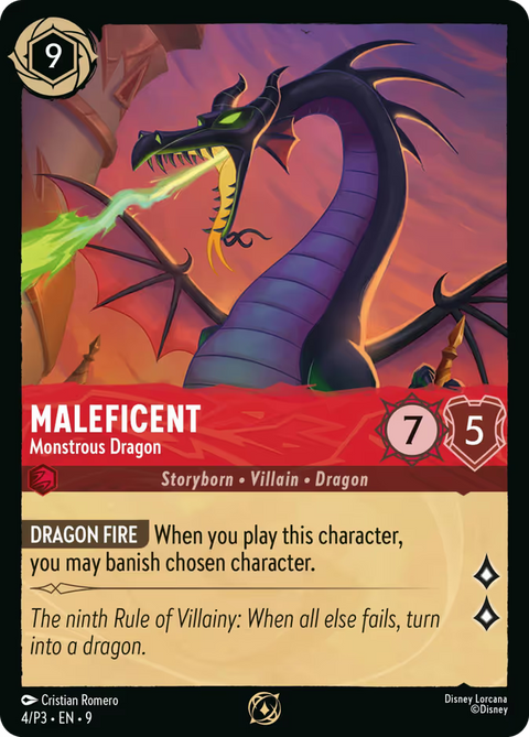 Maleficent - Monstrous Dragon - 4 - Promo Set 3