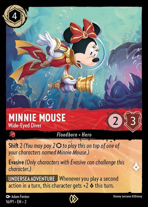 Minnie Mouse - Wide-Eyed Diver - 16 - Promo Set 1