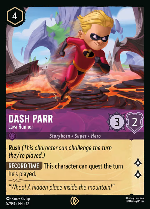 Dash Parr - Lava Runner - 52 - Promo Set 3