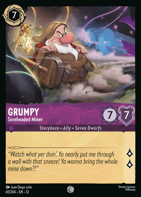 Grumpy - Soreheaded Miner - 41 - Wilds Unknown
