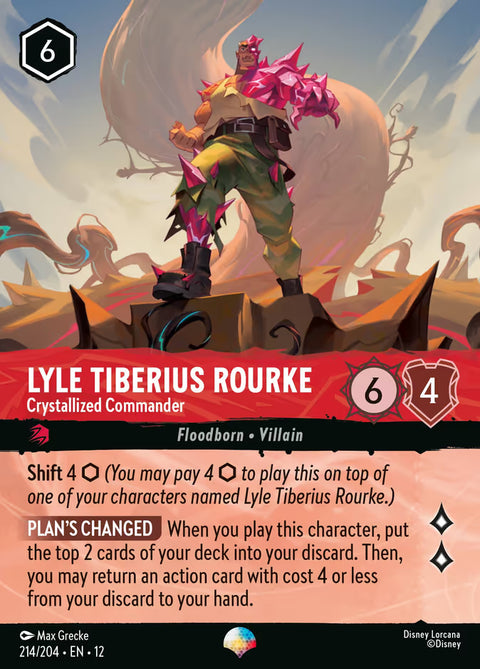 Lyle Tiberius Rourke - Crystallized Commander - 214 - Wilds Unknown