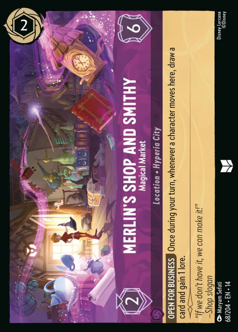 Merlin's Shop and Smithy - Magical Markey - 68 - Hyperia City