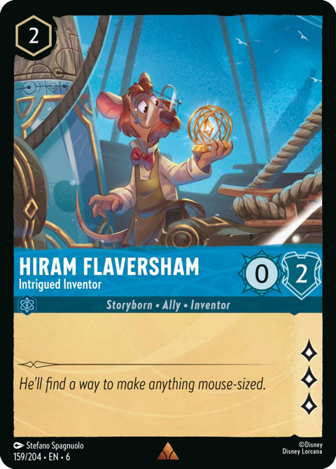 Hiram Flaversham - Intrigued Inventor - 159 - Azurite Sea