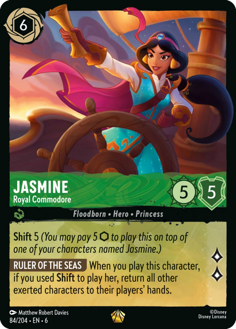 Jasmine - Royal Commodore - 84 - Azurite Sea