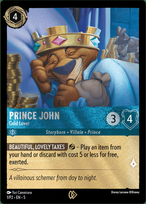 Prince John - Gold Lover - 1 - Promo Set 2