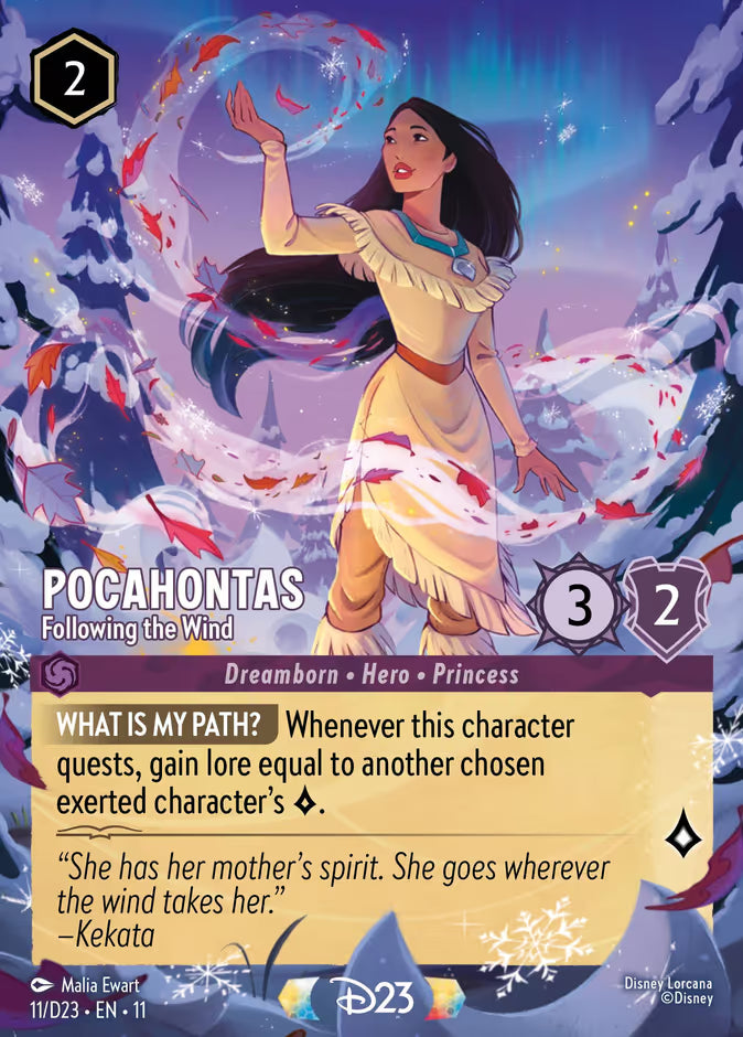 Pocahontas - Following the Wind - 11 - D23 Collection
