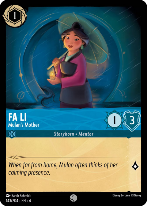 Fa Li - Mulan’s Mother - 143 - Ursula's Return