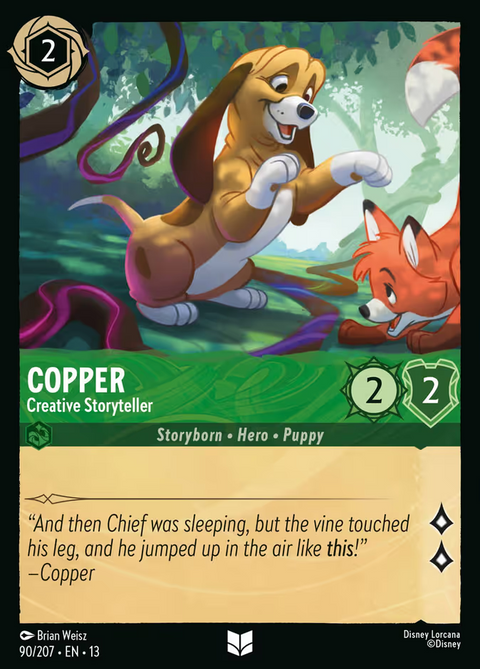 Copper - Creative Storyteller - 90 - Attack of the Vine!