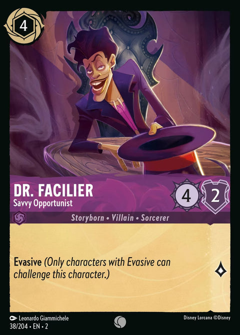 Dr. Facilier - Savvy Opportunist - 38 - Rise of the Floodborn