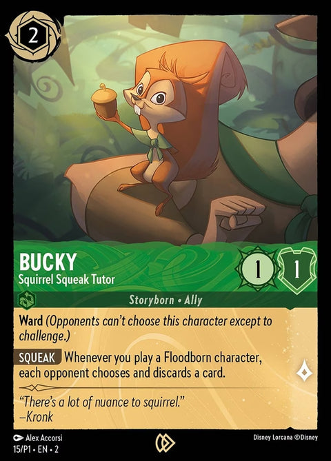 Bucky - Squirrel Squeak Tutor - 15 - Promo Set 1