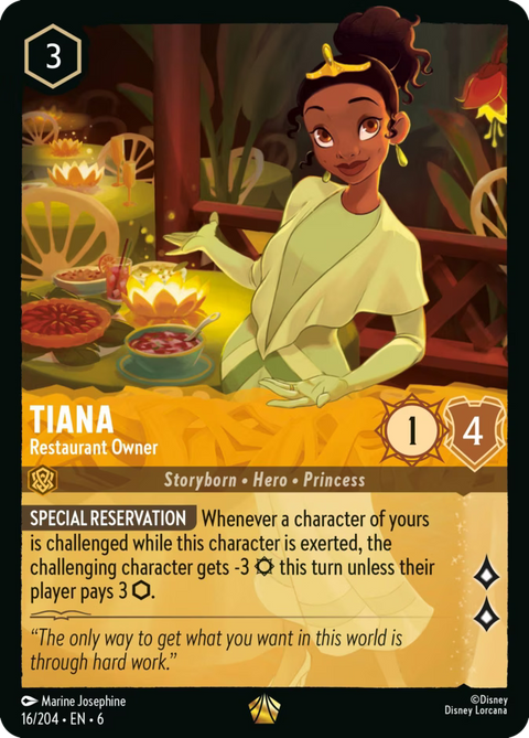 Tiana - Restaurant Owner - 16 - Azurite Sea