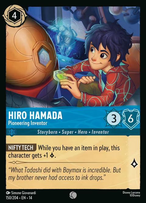 Hiro Hamada - Pioneering Inventor - 150 - Hyperia City
