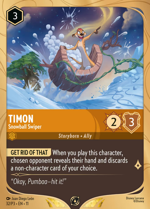 Timon - Snowball Swiper - 32 - Promo Set 3
