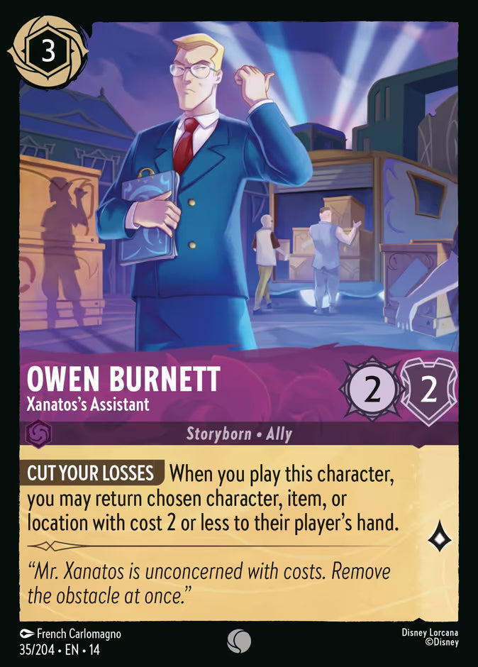 Owen Burnett - Xanatos's Assistant - 35 - Hyperia City