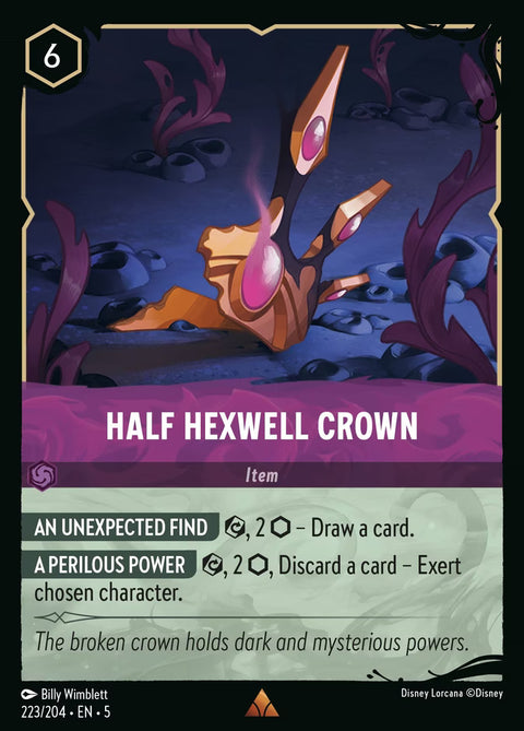 Half Hexwell Crown - 223 - Shimmering Skies