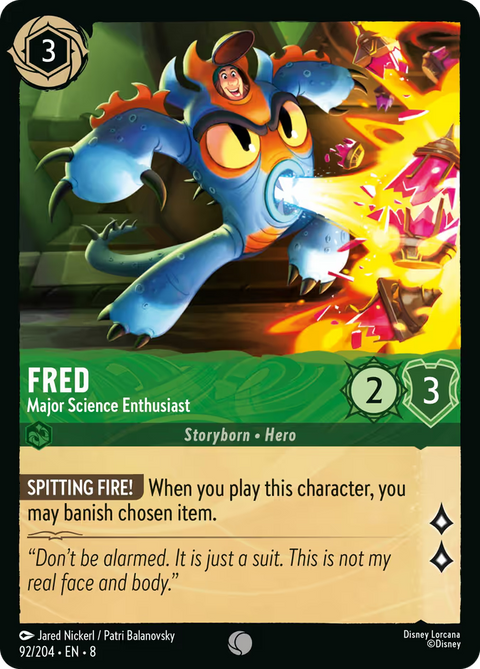 Fred - Major Science Enthusiast - 92 - Reign of Jafar