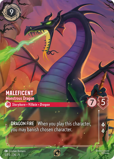 Maleficent - Monstrous Dragon - 5 - Promo Set 3