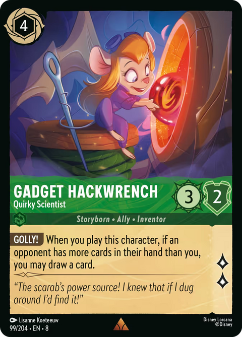 Gadget Hackwrench - Quirky Scientist - 99 - Reign of Jafar