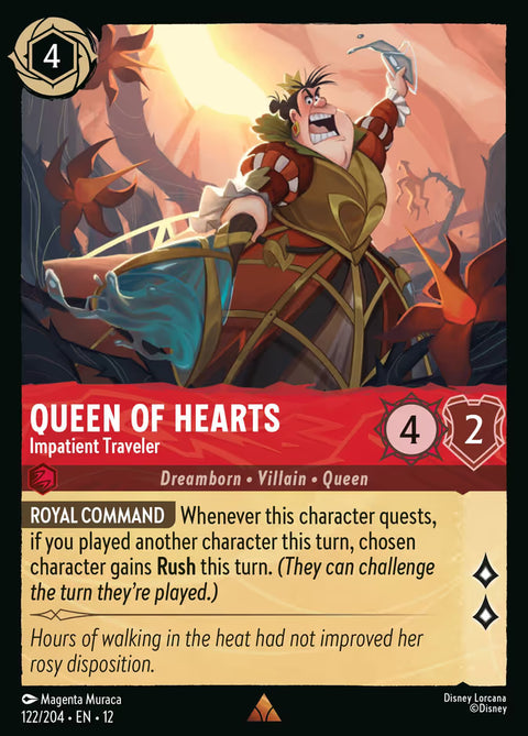 Queen of Hearts - Impatient Traveler - 122 - Wilds Unknown