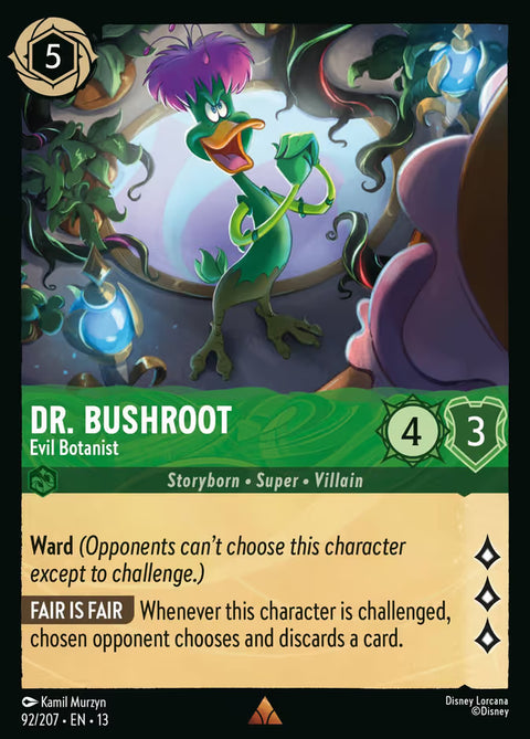Dr. Bushroot - Evil Botanist - 92 - Attack of the Vine!