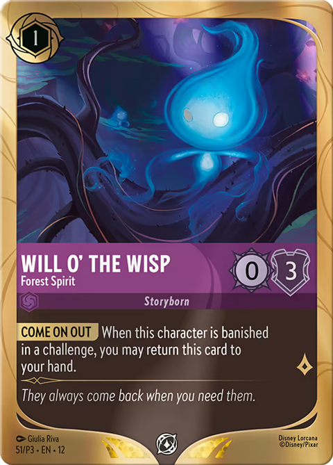 Will o' the Wisp - Forest Spirit - 51 - Promo Set 3