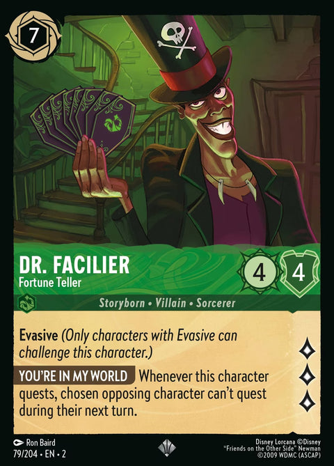Dr. Facilier - Fortune Teller - 79 - Rise of the Floodborn