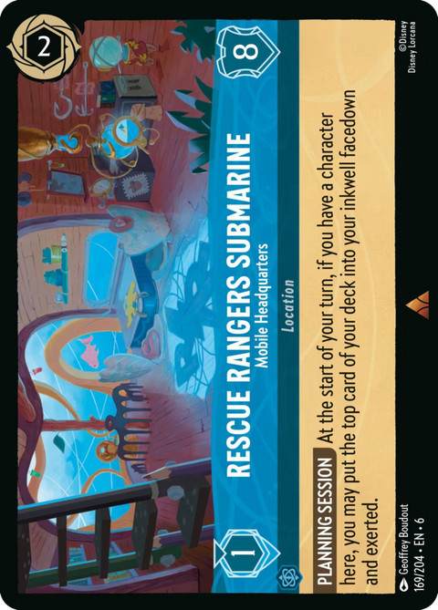 Rescue Rangers Submarine - Mobile Headquarters - 169 - Azurite Sea