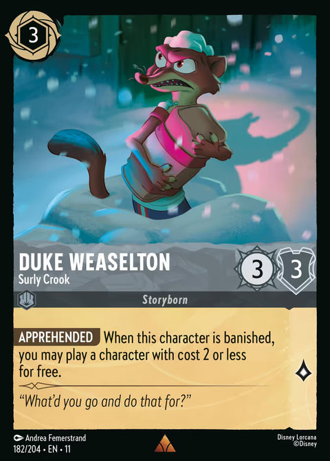 Duke Weaselton - Surly Crook - 182 - Winterspell