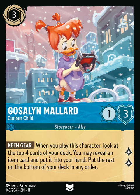 Gosalyn Mallard - Curious Child - 149 - Winterspell