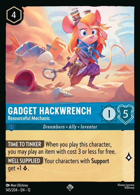 Gadget Hackwrench - Resourceful Mechanic - 145 - Wilds Unknown