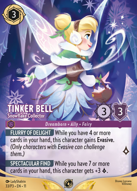 Tinker Bell - Snowflake Collector - 33 - Promo Set 3
