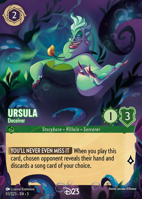 Ursula - Deceiver - 3 - D23 Collection