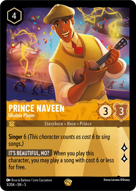 Prince Naveen - Ukulele Player - 3 - Shimmering Skies